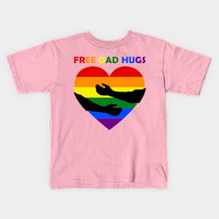 Free Dad Hugs Kids T-Shirt